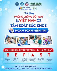 LỄ PHÁT ĐỘNG CHƯƠNG TRÌNH PHÒNG CHỐNG ĐỘT QUỴ QUỐC GIA NĂM 2025